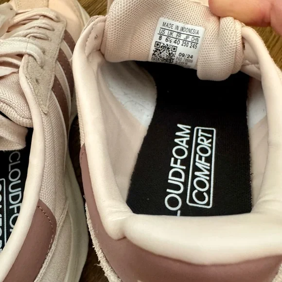 Adidas Run 70s 2.0 Women’s Sneakers in Pink & Mauve - Picture 6 of 7